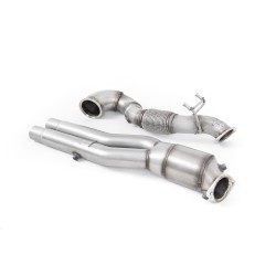 LARGE BORE DOWNPIPE WITH HI-FLOW SPORTS CATALYST